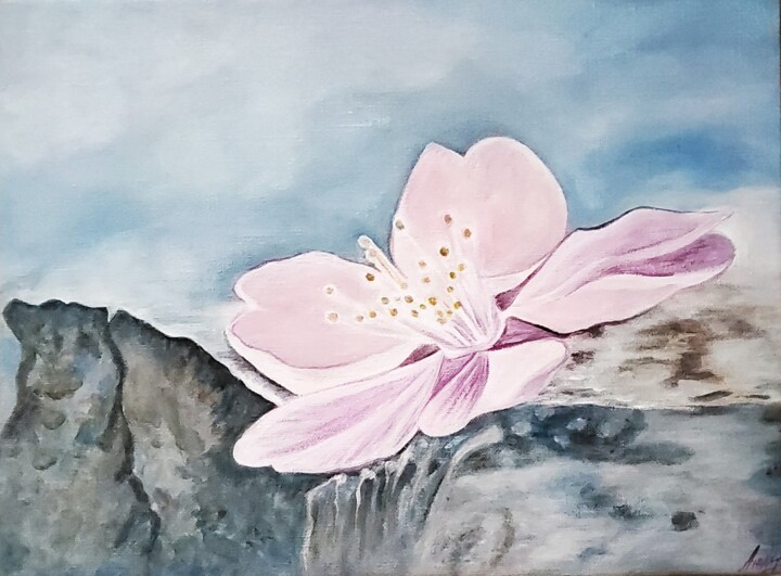 Нежност сред скалите 绘画, 11.8x15.8 in