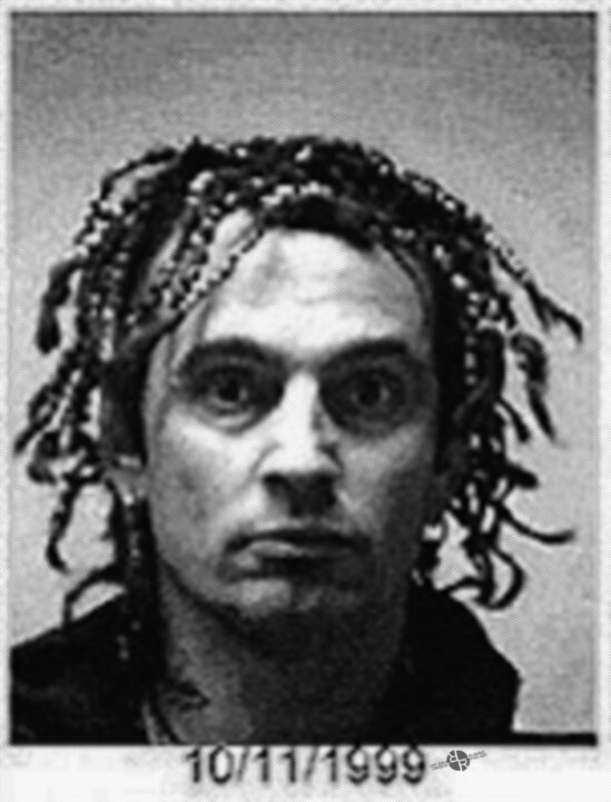 Tommy Lee Motley Crue Mug Shot Black And White Vertical 绘画, 42x36 in