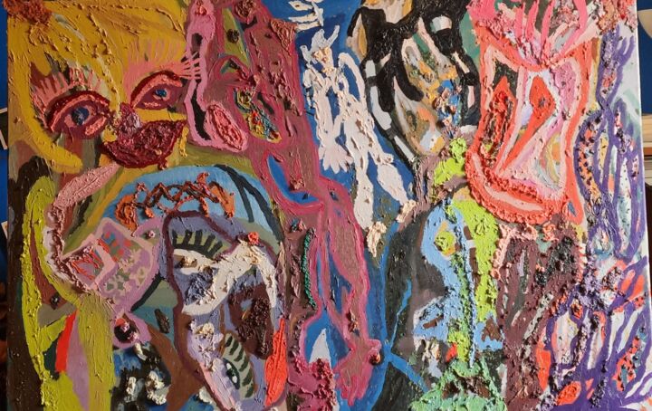 Orizzonte femminista 绘画, 39.4x55.1 in