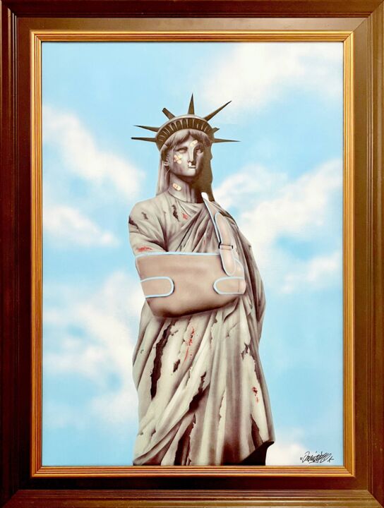 Statue of Liberty 绘画, 27.6x19.7 in