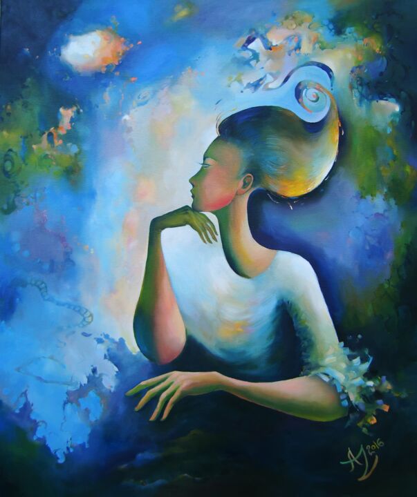 Remembering Mission 绘画, 24x20 in
