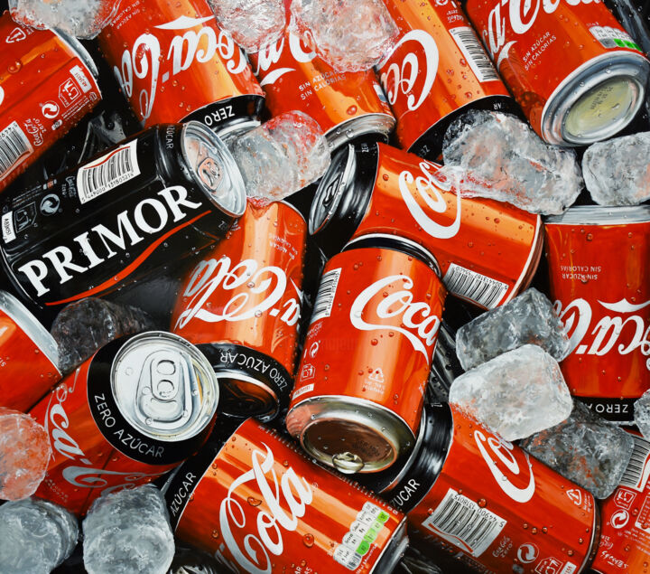 Coca-Cola Zero #1 Pittura, 59,1x66,9 in
