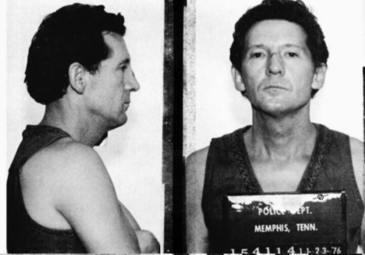 Jerry Lee Lewis Mug Shot Horizontal 绘画, 28x40 in