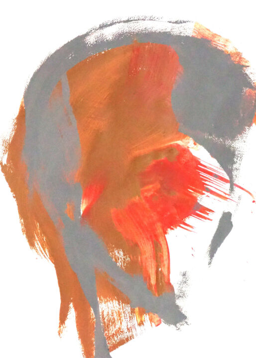 Chers vieux amis - Peinture - 7 绘画, 27.6x19.7 in