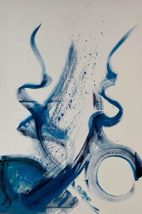 Water 03 绘画, 47.2x31.5 in