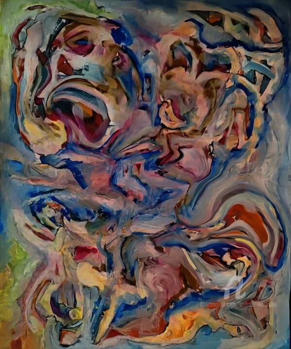 Digital Arts titled "Surrounded" by Andrew Walaszek, Original Artwork, Digital Painting