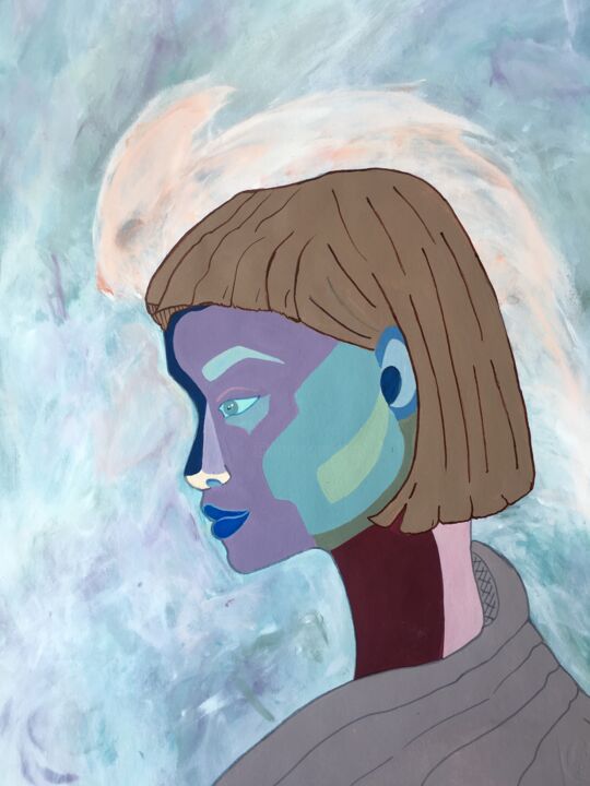 MUJER 图画, 16.5x11.8 in