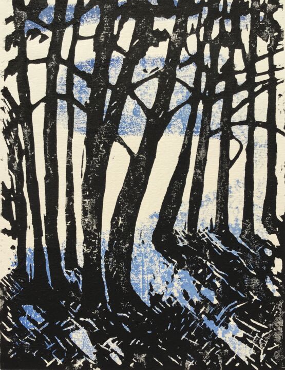 Bluebell Wood 印花与版画, 8.1x6.1 in