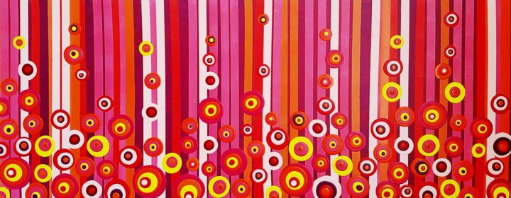 Painting titled "Some Like it Hot" by Julee Latimer, Original Artwork, Acrylic