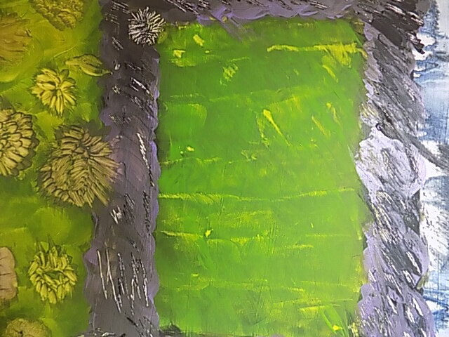Peinture intitulée "Bouillonnement" par Cathy Renard (CY), Œuvre d'art originale, Acrylique
