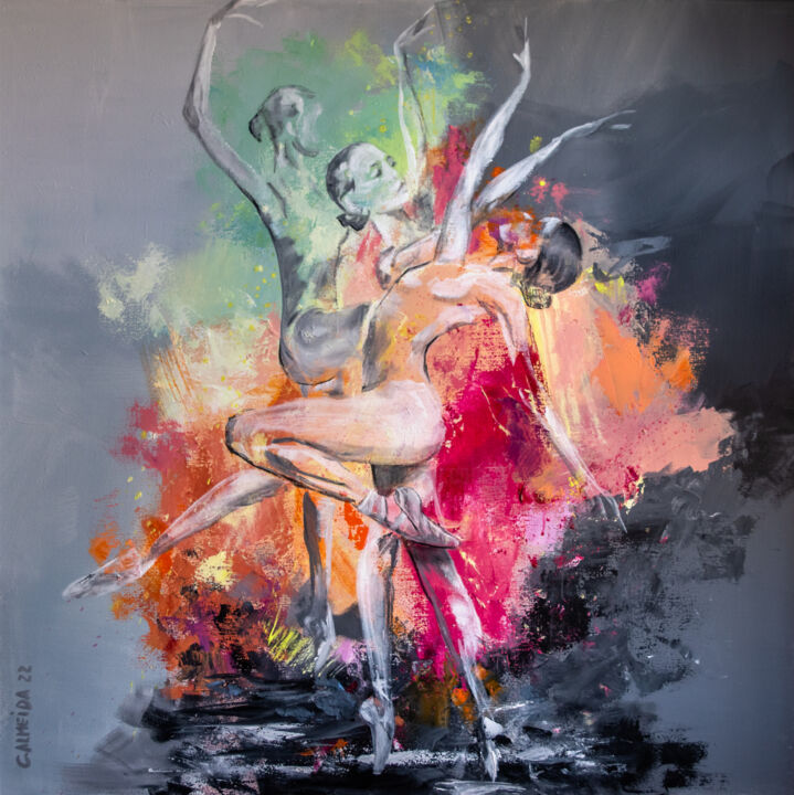 Emotions in motion 绘画, 39.4x39.4 in