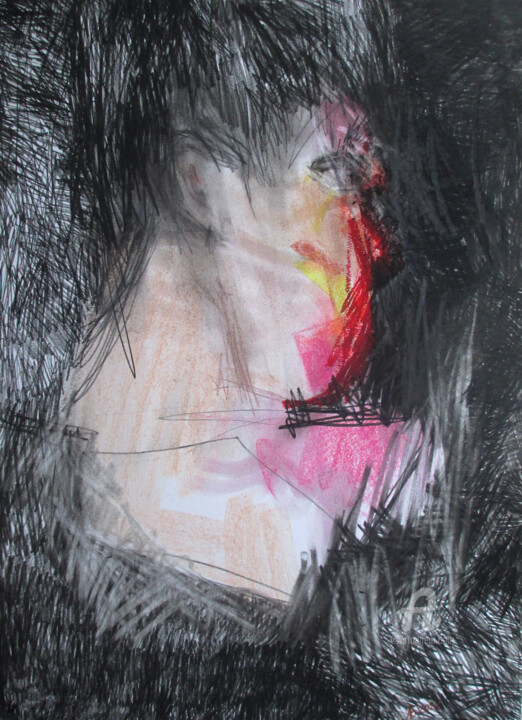 "#simplepeople 3" 图画, 23.4x16.5 in