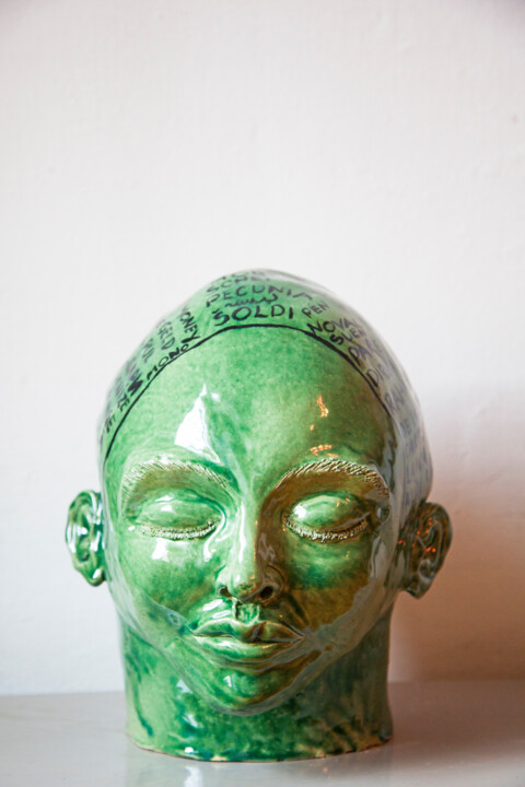 Kesa Miki 雕塑, 14.6x11 in