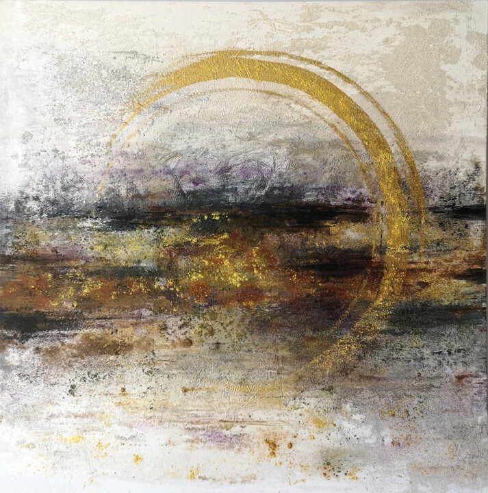 Schilderij getiteld "Abstract Art Painti…" door Tatiana Zhuravleva, Origineel Kunstwerk, Acryl
