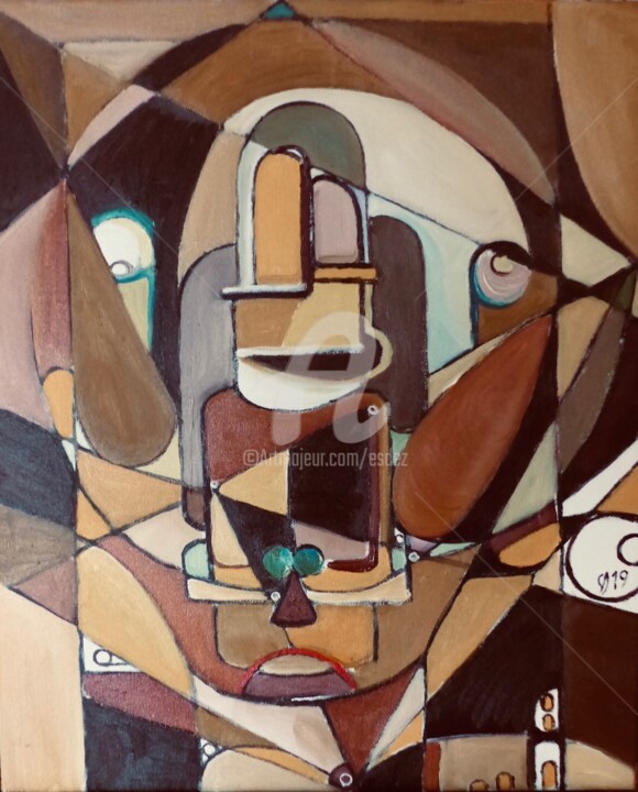 La décoration 绘画, 18.1x15 in
