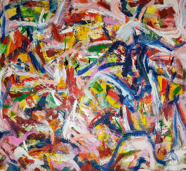 Painting titled "Catain - (H)122x(W)…" by Retne, Original Artwork, Acrylic