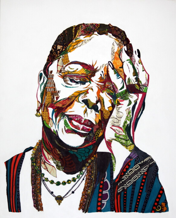 Césaria 拼贴, 39.4x31.9 in