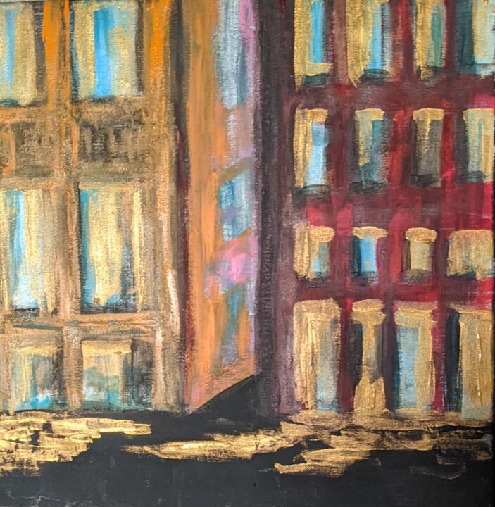 Peinture intitulée "Impasse" par Noëlle Matip, Œuvre d'art originale, Acrylique