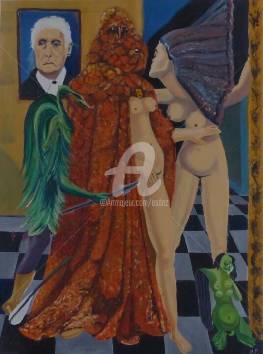 Mythologie 绘画, 31.9x23.6 in