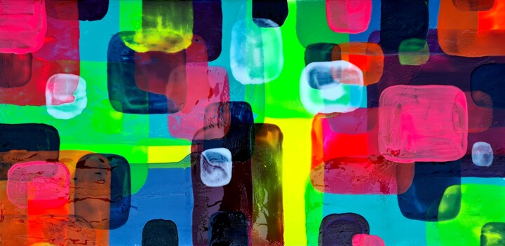 绘画,  27.2x54.7 in 