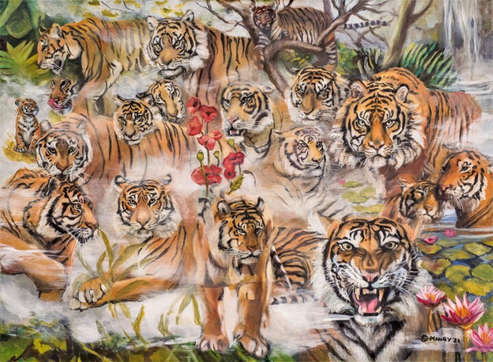 Ghosts of Sumatra 绘画, 30x40 in