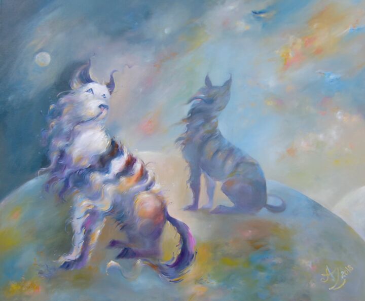 Guardians 绘画, 20x24 in