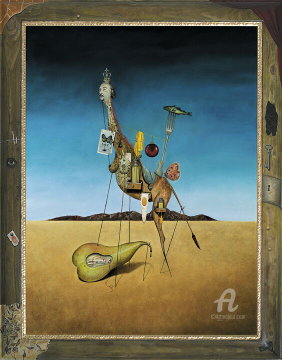 Peinture intitulée "The triumphal victo…" par Frank Kortan, Œuvre d'art originale, Huile