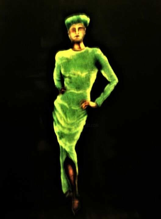 Pittura intitolato "Dressed to Kill" da Timothy Seery, Opera d'arte originale, Pastello