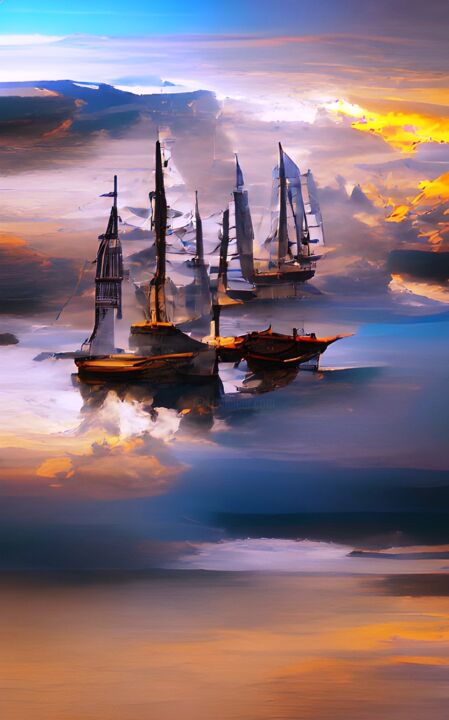 SAILING SHIPS 数字艺术