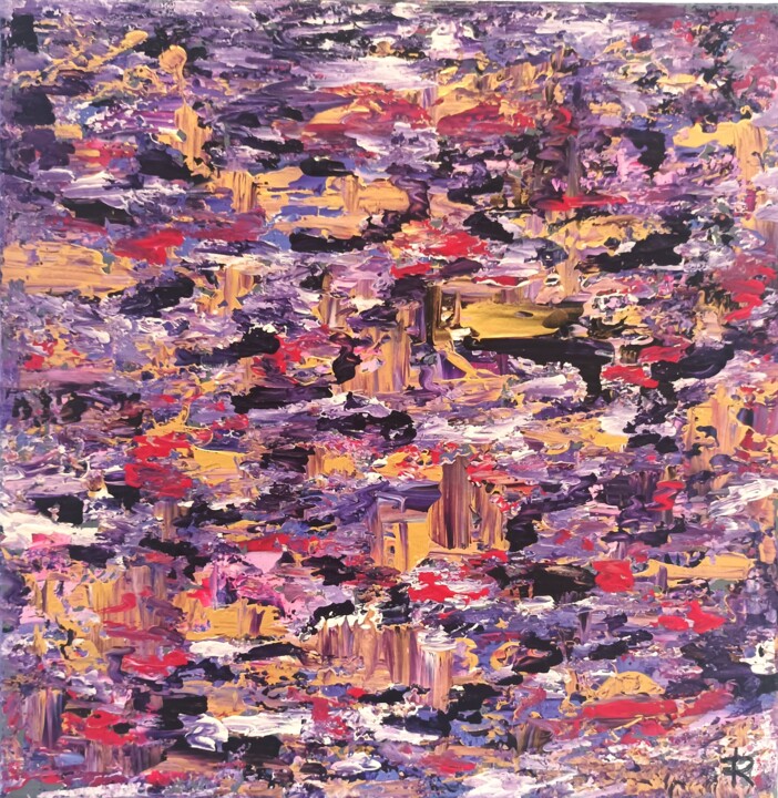 Peinture intitulée "Girly & Goldy" par Renaud Angerville-Langlois, Œuvre d'art originale, Acrylique