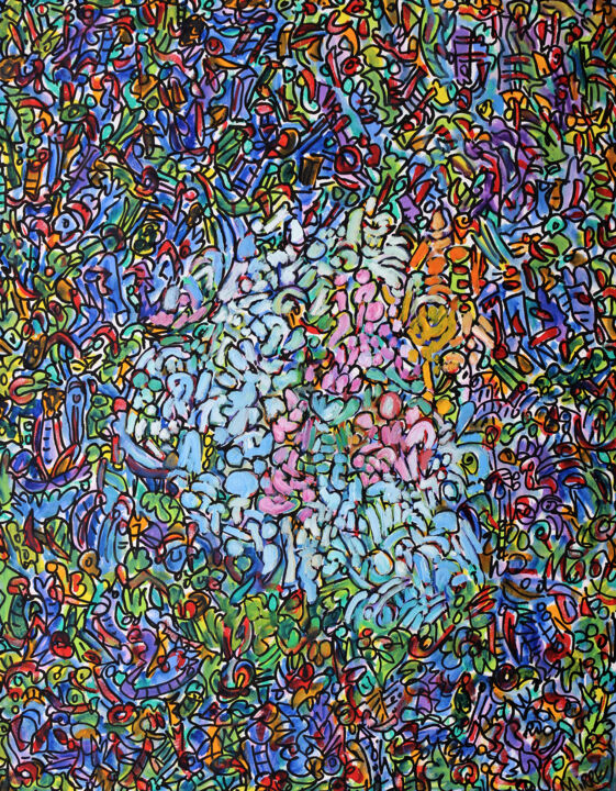 绘画,  35.4x27.6 in 