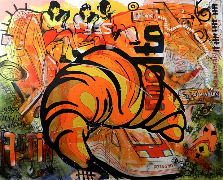 PETSINKI 绘画, 47.2x59.1 in
