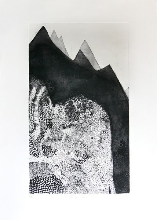 Entre deux silences 印花与版画, 29.5x22.8 in