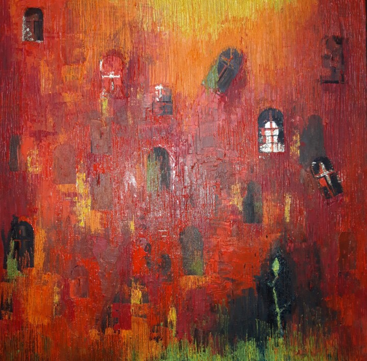 Revivalnvas 绘画, 23.6x23.6 in