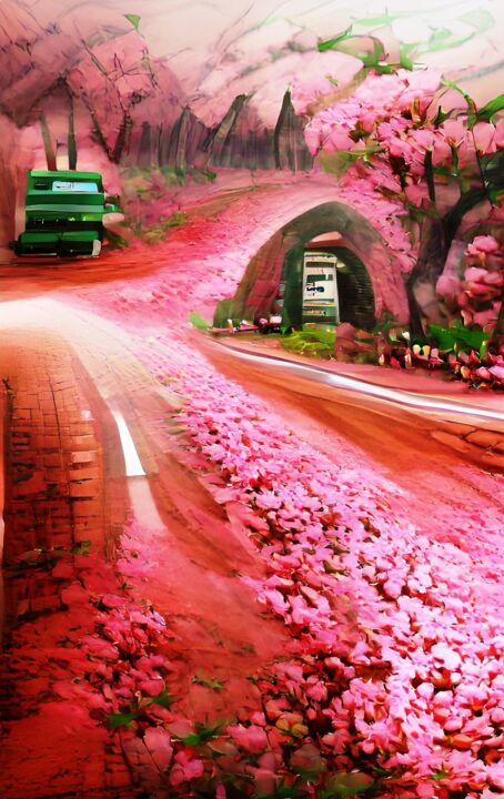 PINK ROAD 2 数字艺术