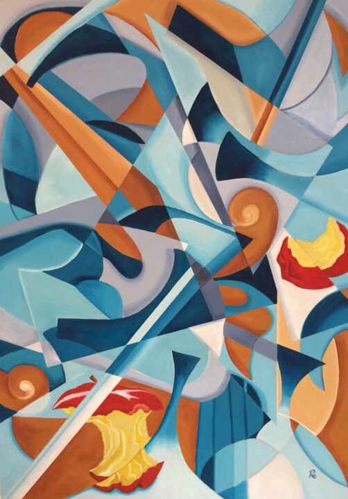 I MORSI DEL PECCATO 绘画, 39.4x27.6 in