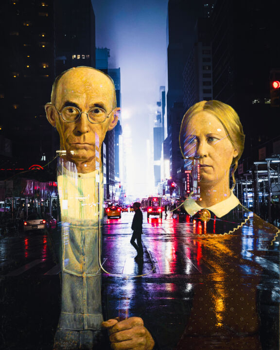 Artes digitais intitulada "America Lost" por Amelia Latiff, Obras de arte originais, Pintura digital