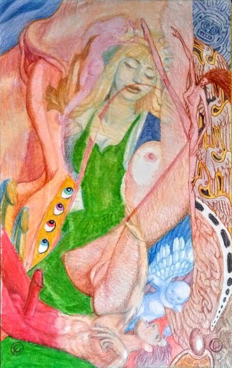 The Virgin Dreams of not being a Virgin 图画, 17x11 in