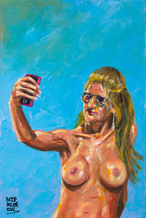 Selfie para Pictor 绘画, 23.6x15.8 in
