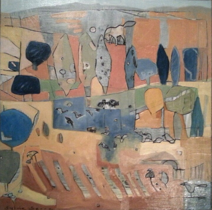 绘画,  23.6x23.6 in 
