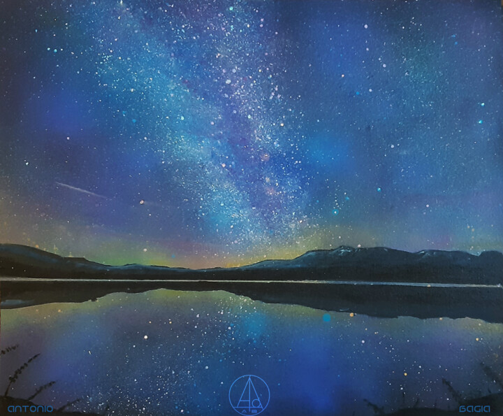 Stargazing 绘画, 19.7x23.6 in