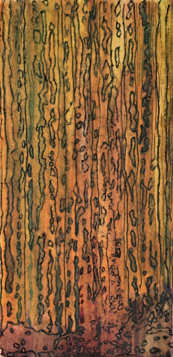 Le soleil à travers 图画, 7.3x3.5 in