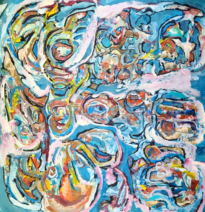 绘画,  36x36 in 