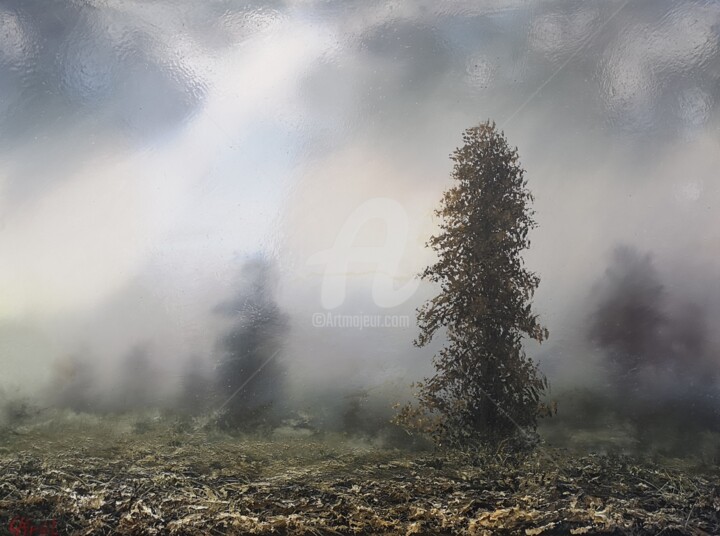 Peinture intitulée "Roztocze Valley II" par Gregory King (Grzegorz Król), Œuvre d'art originale, Huile