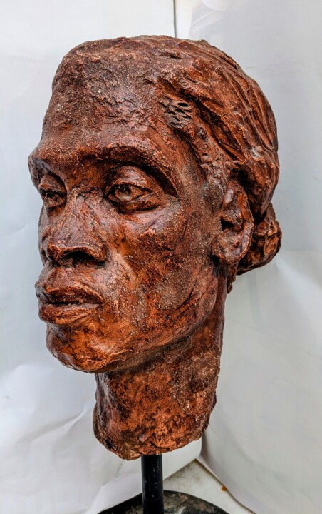 Γλυπτική με τίτλο "Portrait" από Marijo Ponce Fest, Αυθεντικά έργα τέχνης, Πυλός