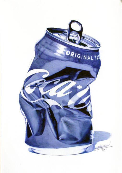 Boite de Coca 图画, 16.5x11.7 in