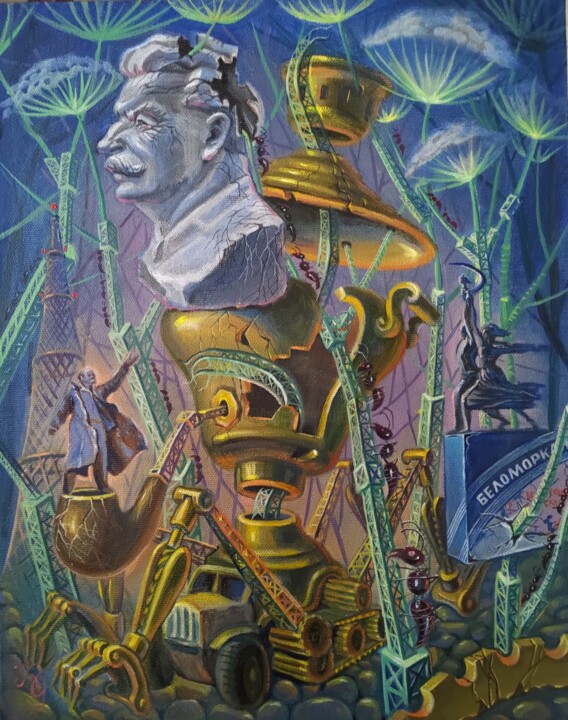 Puzzles of History 绘画, 19.7x15.8 in