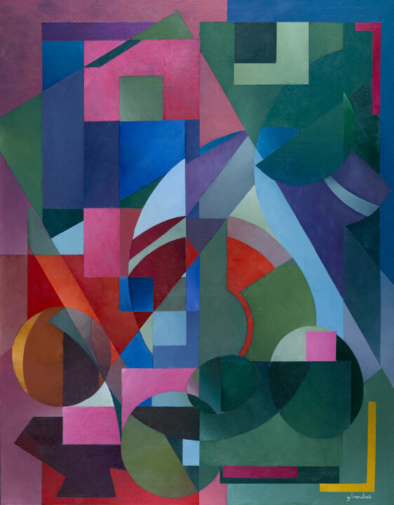 Peinture intitulée "PLAYGROUND" par Georges Troubat, Œuvre d'art originale, Acrylique