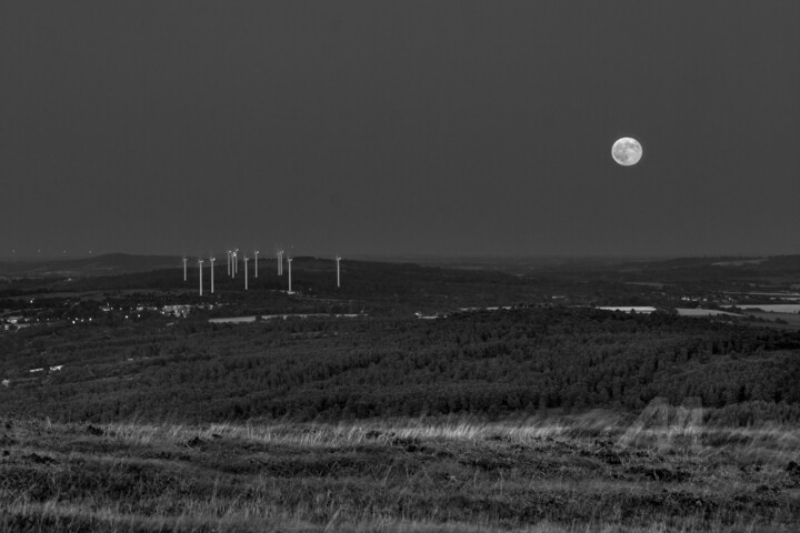 Lever de lune 摄影