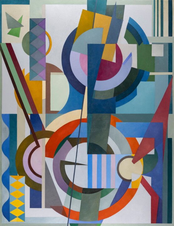 Peinture intitulée "CARUSO" par Georges Troubat, Œuvre d'art originale, Acrylique